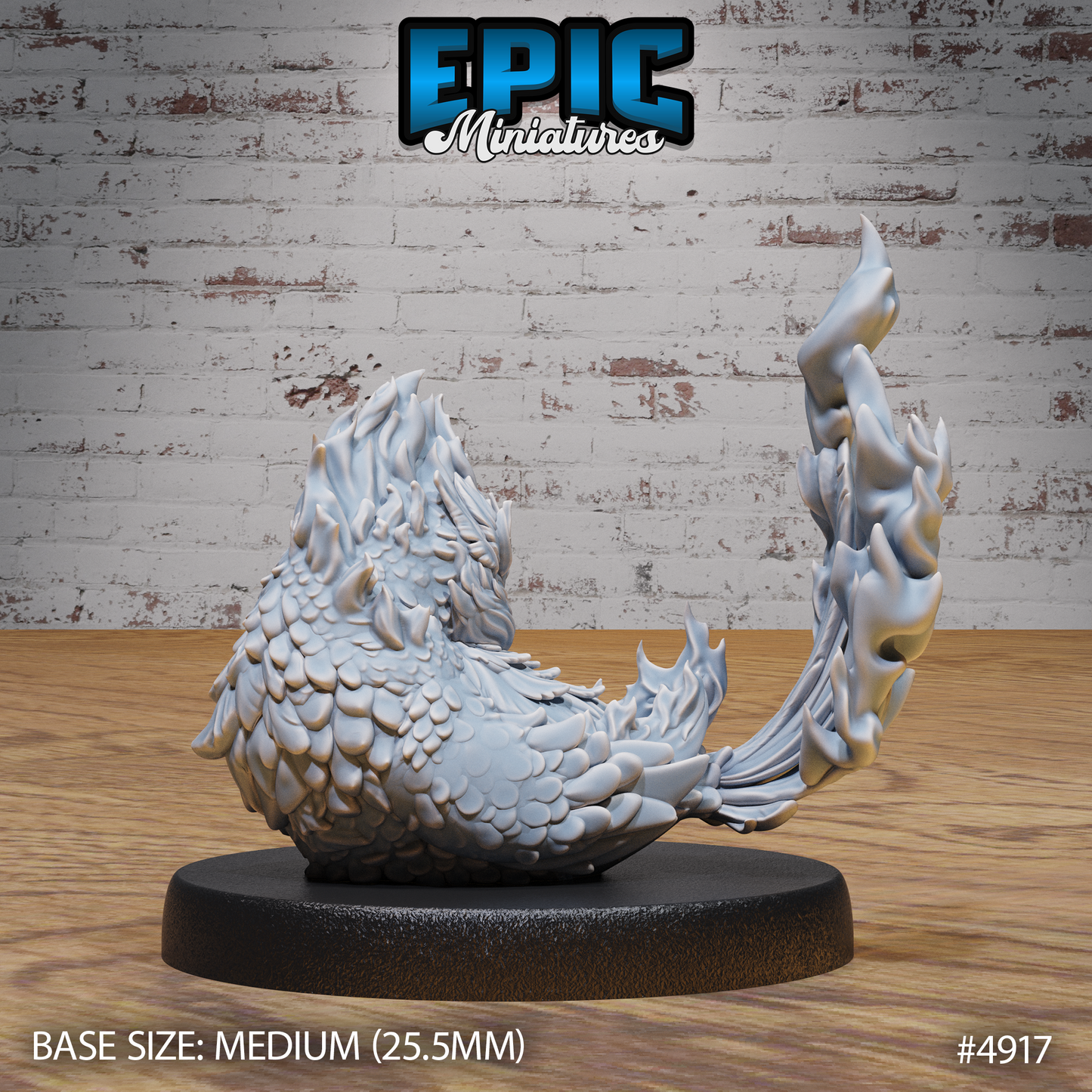 Phoenix Hatchling #4915-#4917 | Epic Miniatures | D&D Tabletop Miniature | Mystical Creature for Roleplaying and Wargaming