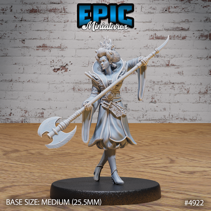 Warrior Empress #4921-#4923 | Epic Miniatures | D&D Tabletop Miniature | Regal Fighter for Fantasy Roleplaying & Wargaming