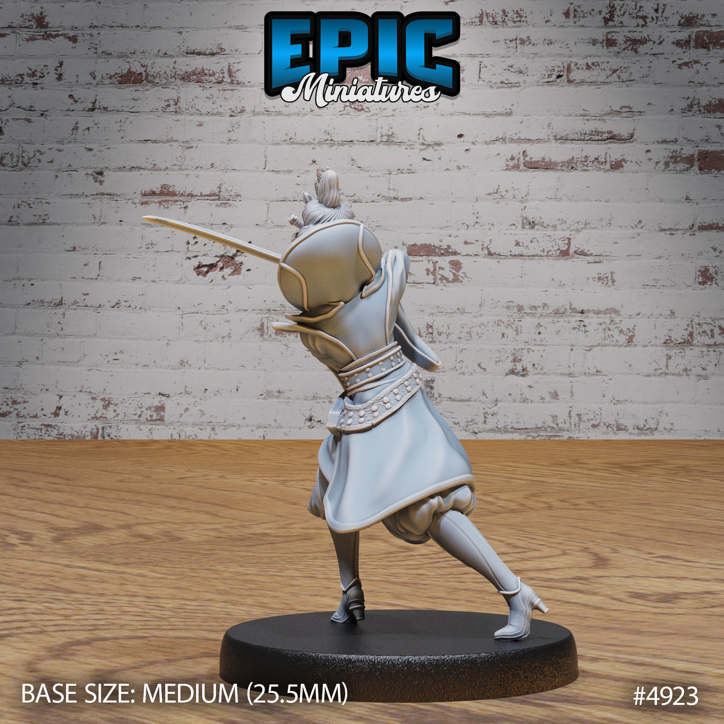 Warrior Empress #4921-#4923 | Epic Miniatures | D&D Tabletop Miniature | Regal Fighter for Fantasy Roleplaying & Wargaming