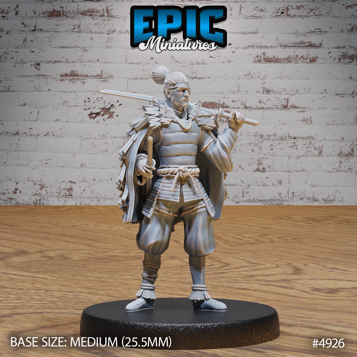 Legendary Ronin #4926-#4928 | Epic Miniatures | D&D Tabletop Miniature | Masterless Samurai Warrior for Fantasy Roleplaying