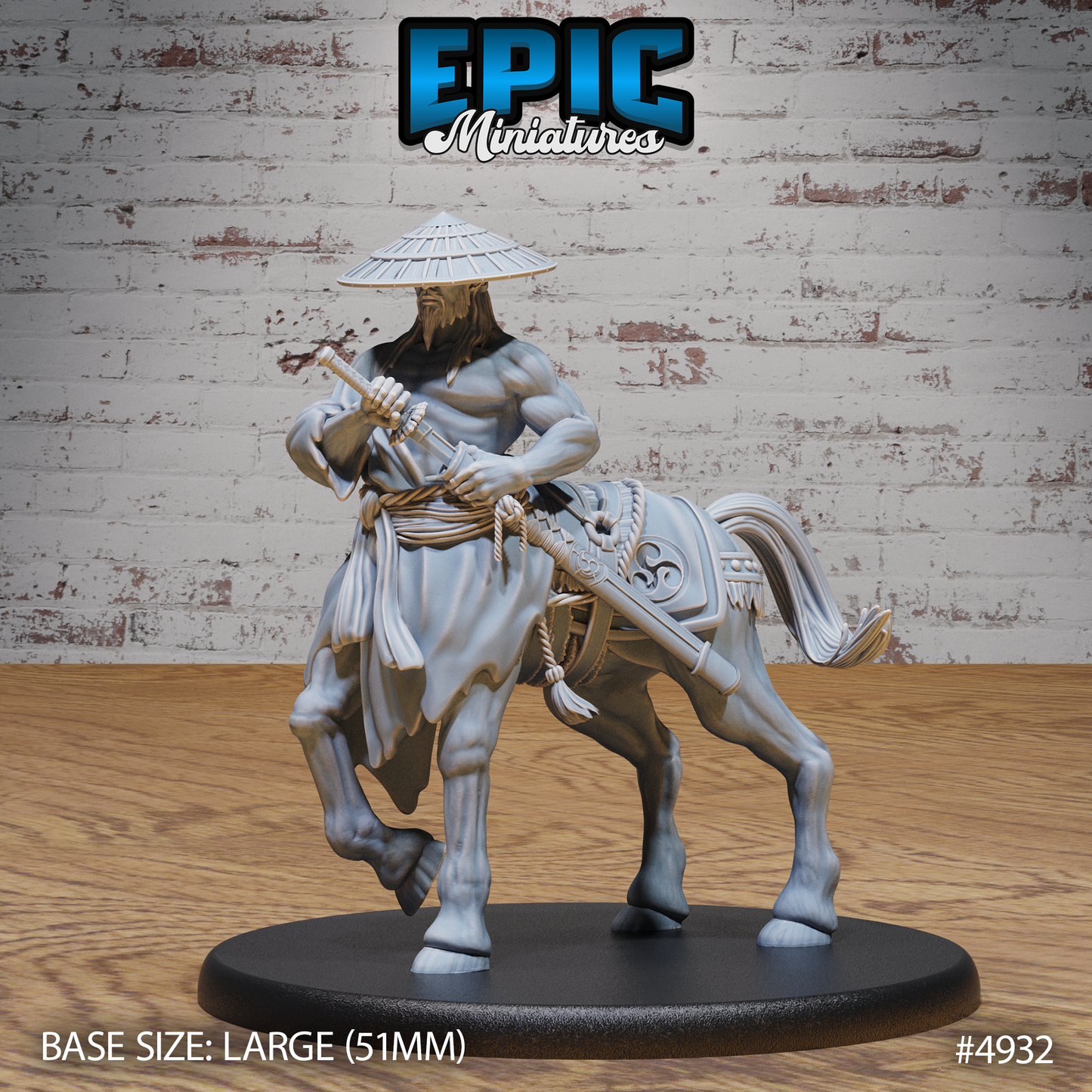 Bushi Centaur #4932-#4934 | Epic Miniatures | D&D Tabletop Miniature | Warrior Centaur for Fantasy Roleplaying & Wargaming