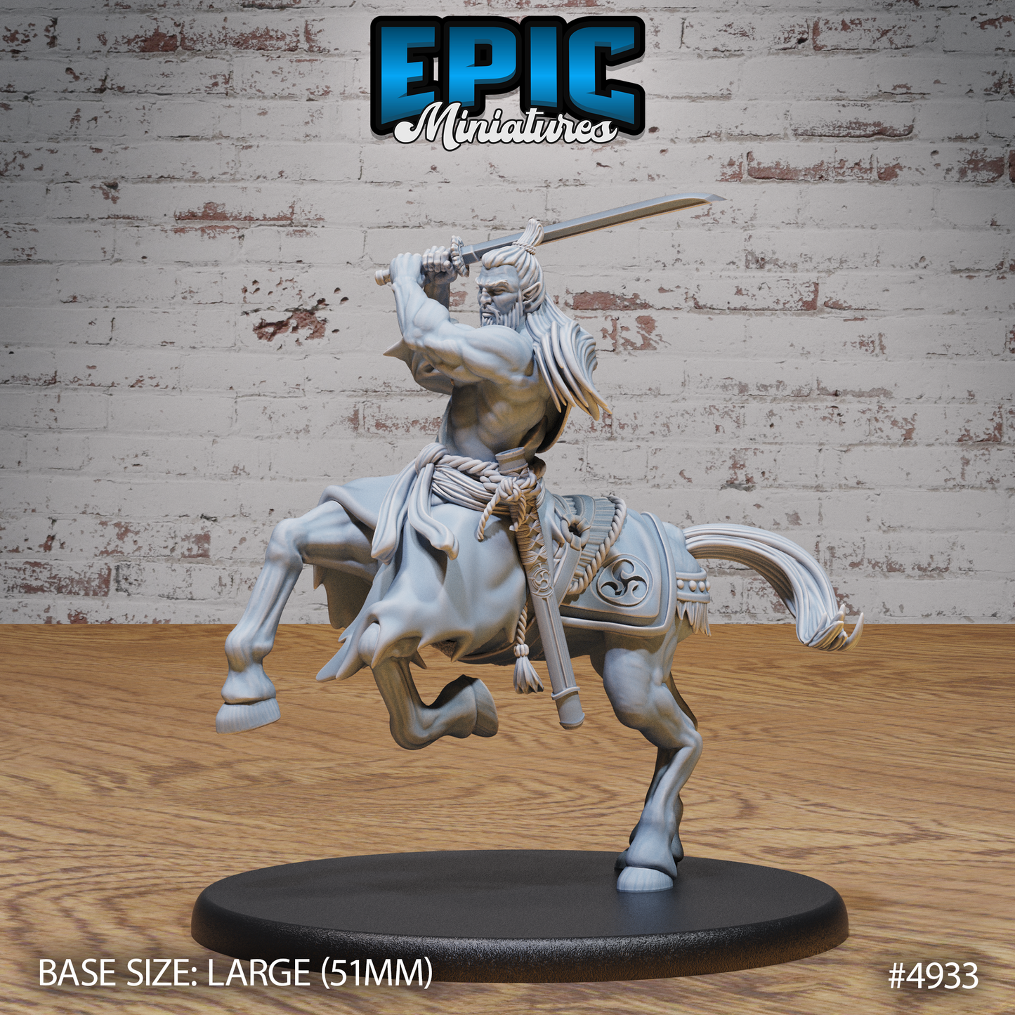 Bushi Centaur #4932-#4934 | Epic Miniatures | D&D Tabletop Miniature | Warrior Centaur for Fantasy Roleplaying & Wargaming