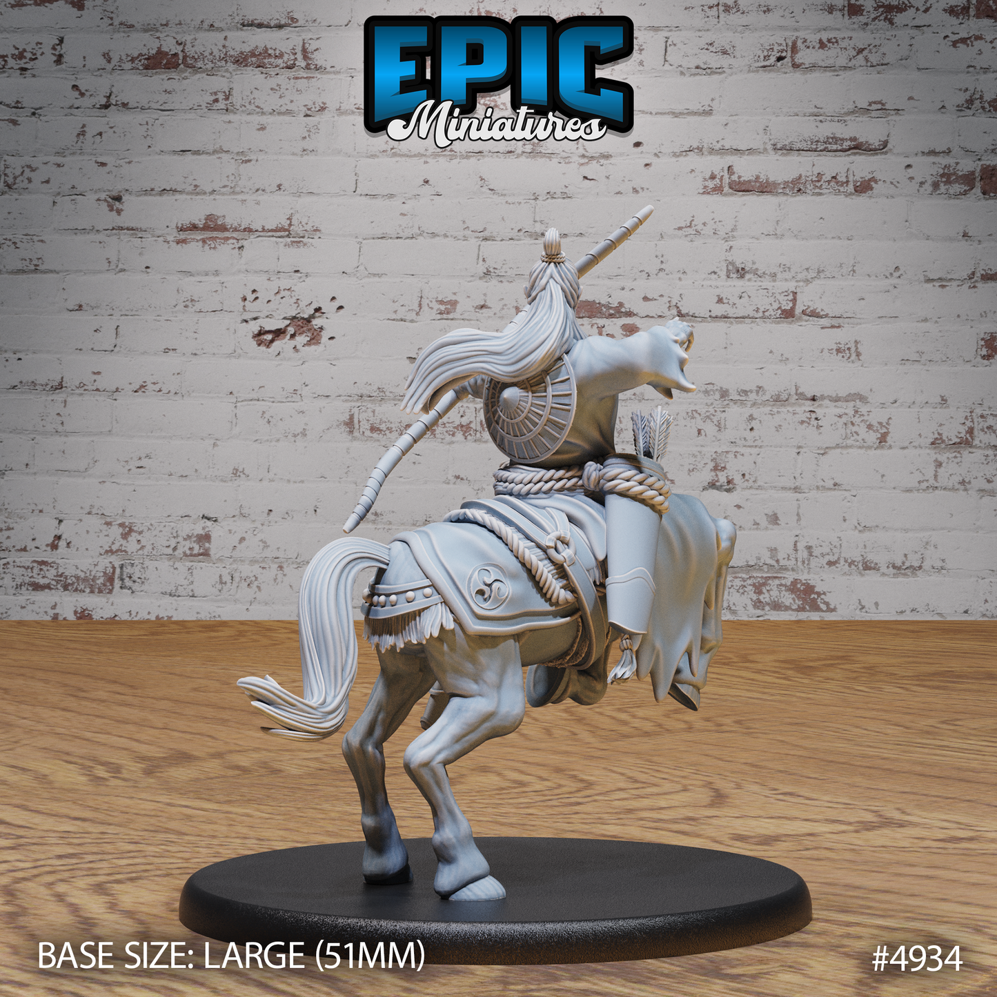 Bushi Centaur #4932-#4934 | Epic Miniatures | D&D Tabletop Miniature | Warrior Centaur for Fantasy Roleplaying & Wargaming