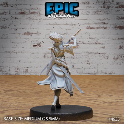 Samurai Woman #4935-#4937 | Epic Miniatures | D&D Tabletop Miniature | Elegant and Fierce Warrior for Fantasy Roleplaying