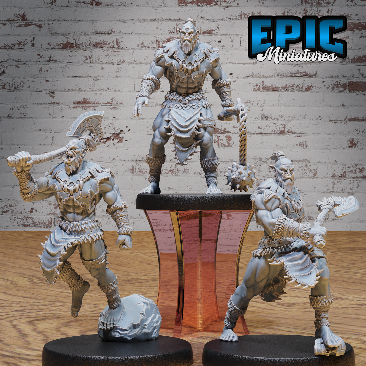 Orc Warrior Set (#4951-#4953) by Epic Miniatures | DnD Tabletop Models