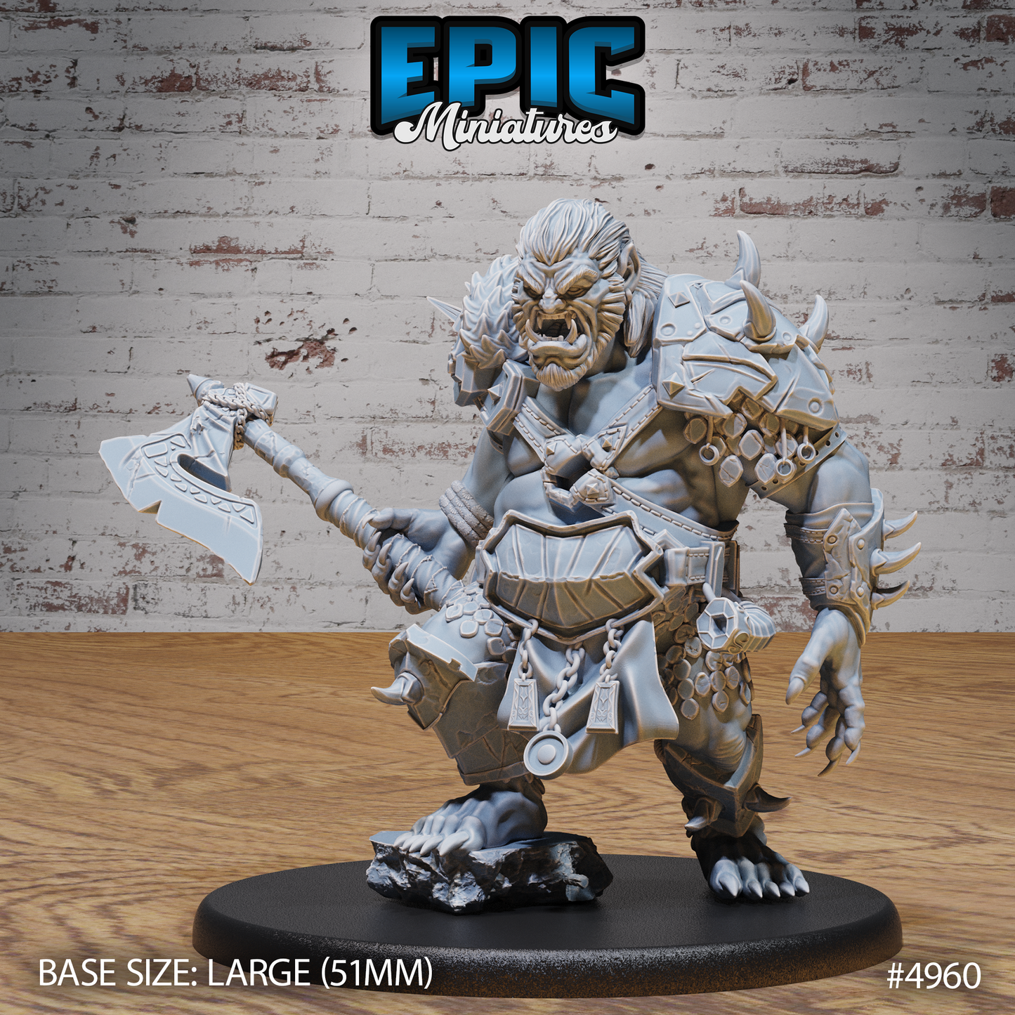 Bugbear Raider #4960-#4962 | Epic Miniatures | D&D Tabletop Minis