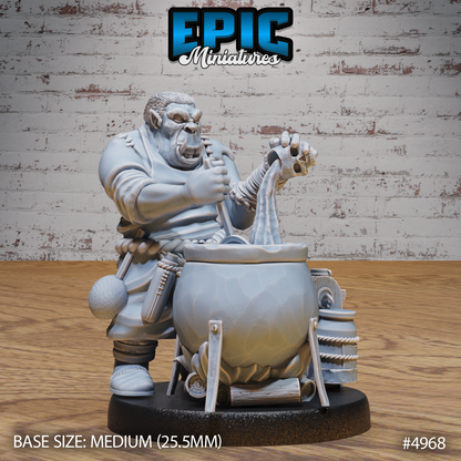 Gray Orc Alchemist #4966-#4968 | Epic Miniatures | D&D Tabletop Miniatures