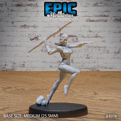 Orc Fisher Female #4972-#4974 | Epic Miniatures | D&D Tabletop Miniatures