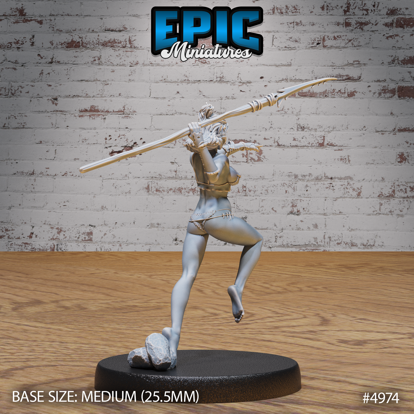 Orc Fisher Female #4972-#4974 | Epic Miniatures | D&D Tabletop Miniatures