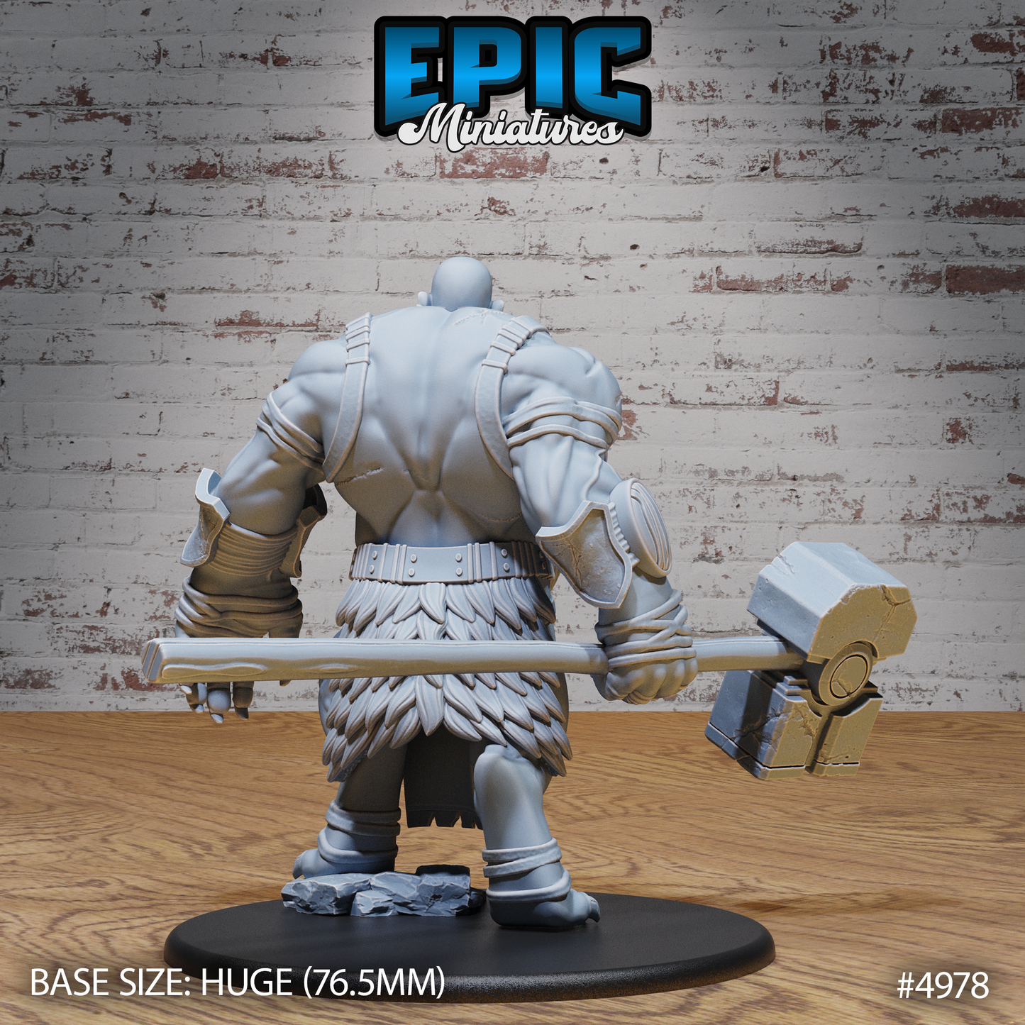 Hill Giant Smasher #4978-#4980 | Epic Miniatures | D&D Tabletop Miniatures