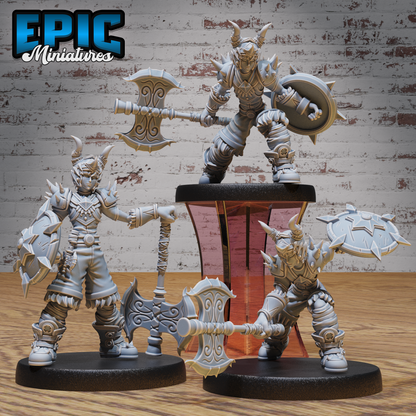 Young Barbarian #4981-#4983 | Epic Miniatures | D&D Tabletop Miniatures