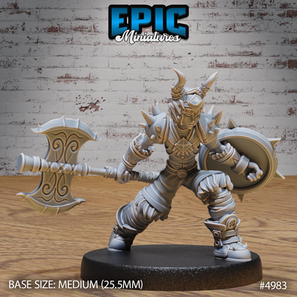 Young Barbarian #4981-#4983 | Epic Miniatures | D&D Tabletop Miniatures