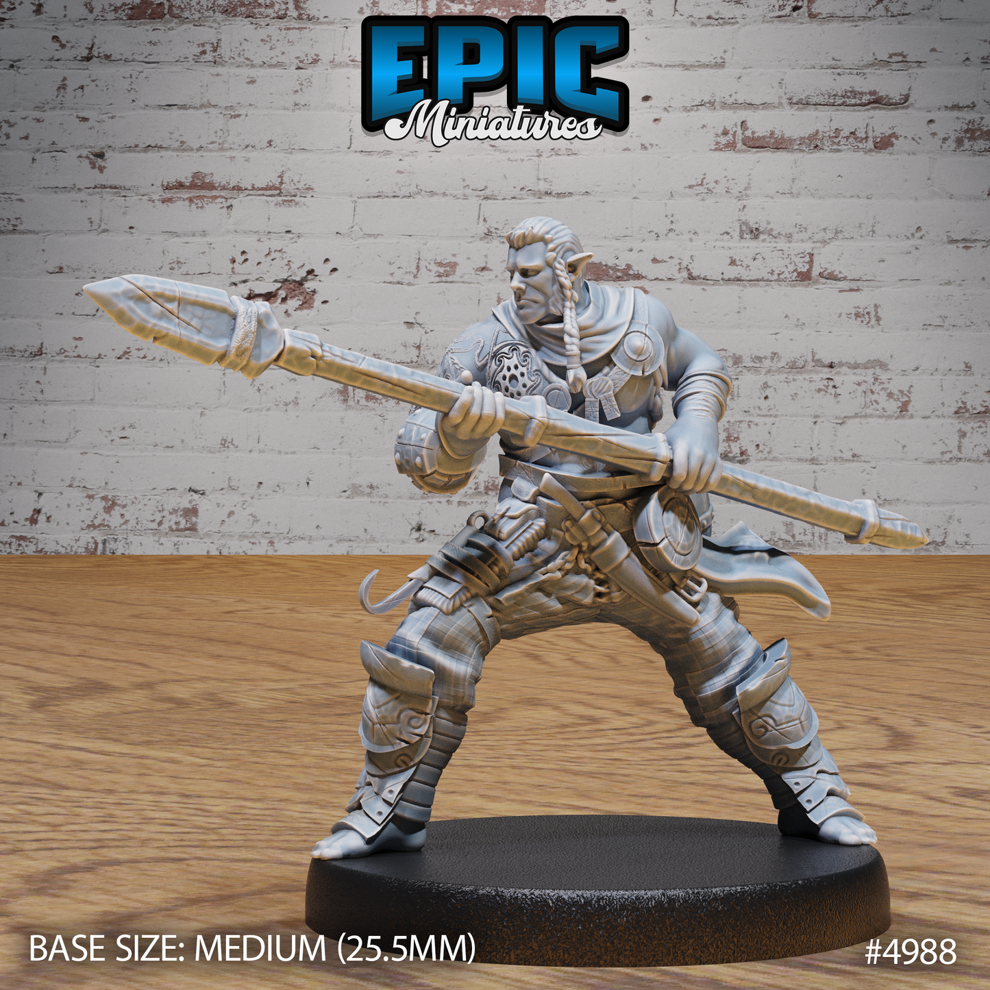 Half Orc Adventurer #4987-#4989 | Epic Miniatures | D&D Tabletop Miniature