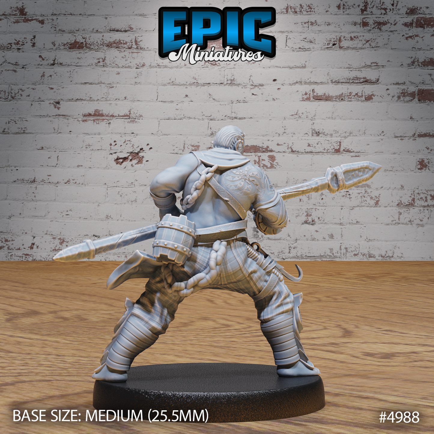 Half Orc Adventurer #4987-#4989 | Epic Miniatures | D&D Tabletop Miniature