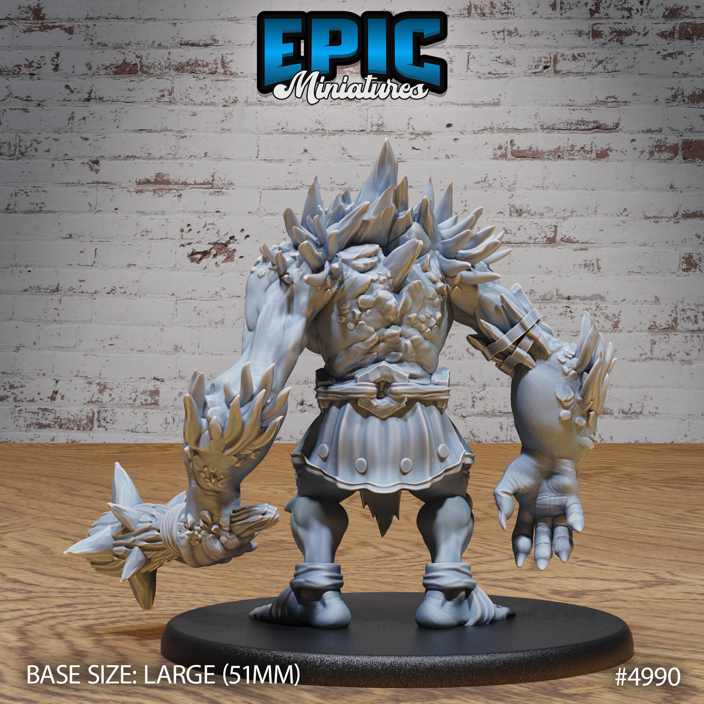 Savage Troll #4990-#4992 | Epic Miniatures | D&D Tabletop Miniature