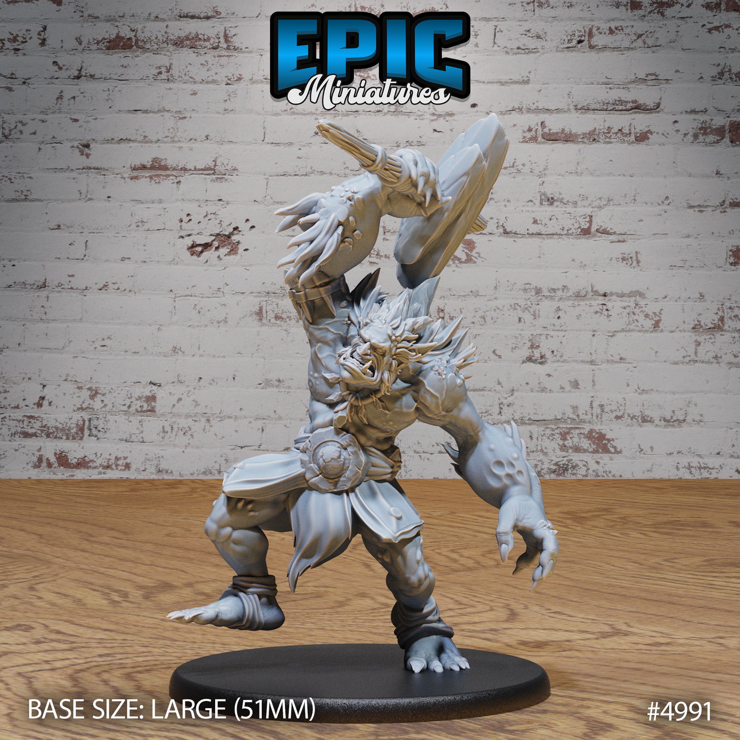 Savage Troll #4990-#4992 | Epic Miniatures | D&D Tabletop Miniature