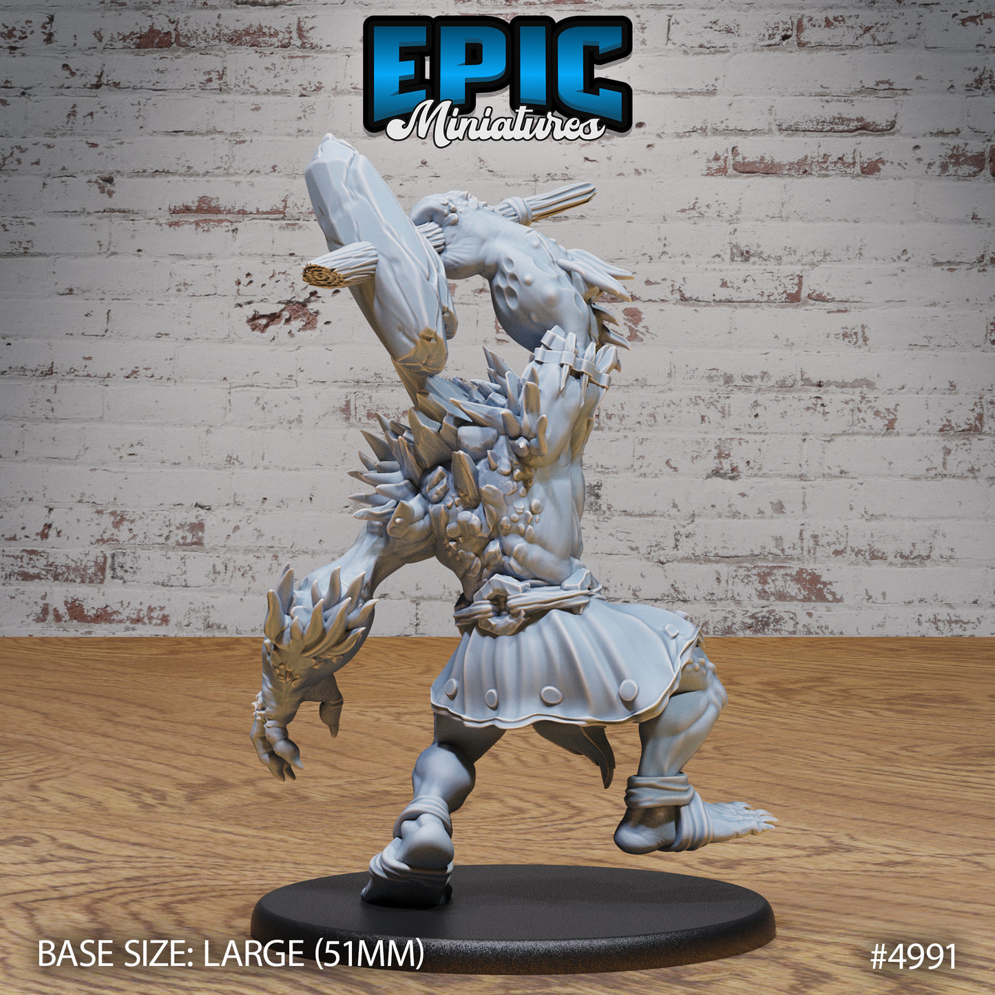 Savage Troll #4990-#4992 | Epic Miniatures | D&D Tabletop Miniature