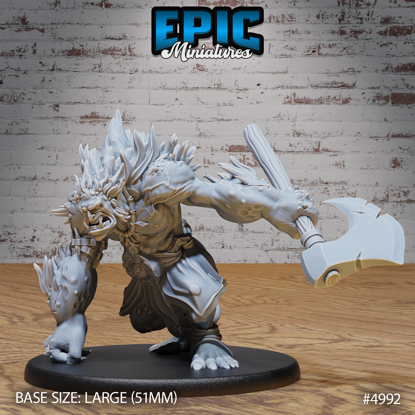 Savage Troll #4990-#4992 | Epic Miniatures | D&D Tabletop Miniature