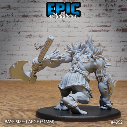 Savage Troll #4990-#4992 | Epic Miniatures | D&D Tabletop Miniature