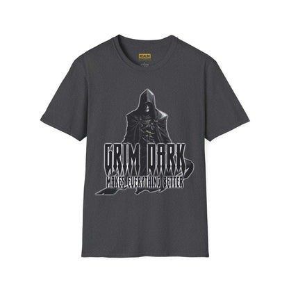 Grim Dark Unisex Softstyle T-Shirt Dark Heather