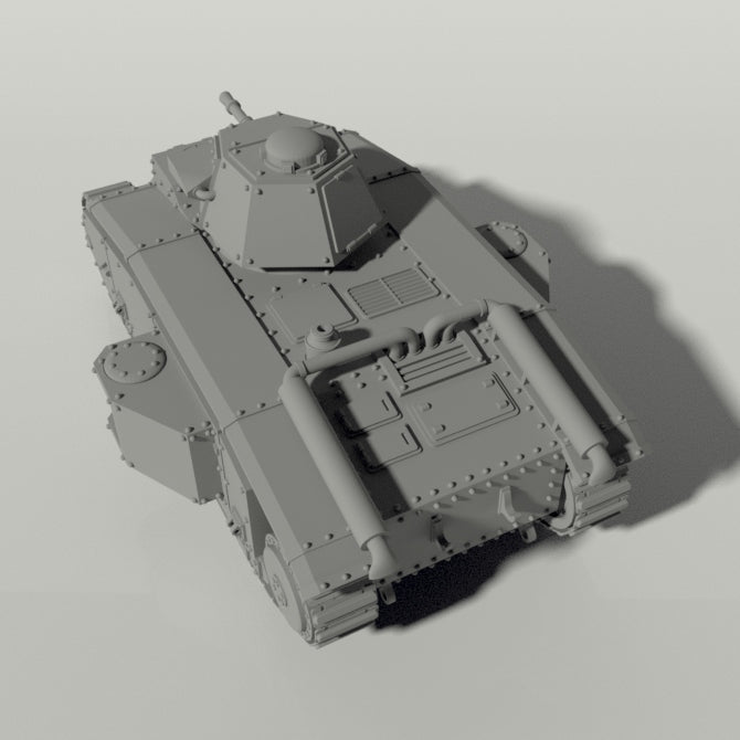 Grim Char B1 Main Battle Tank | WWII inspired sci-fi battle tank for Wargaming