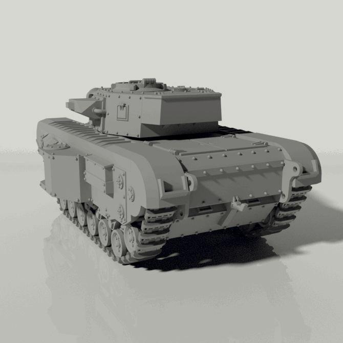 Grim Churchill Main Battle Tank / Flame Tank