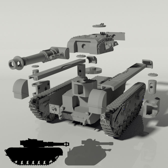 Grim Churchill Main Battle Tank / Flame Tank