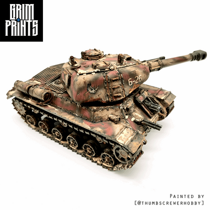 Grim IS-2 Heavy Tank | Proxy for Rogal Dorn and Macharius build