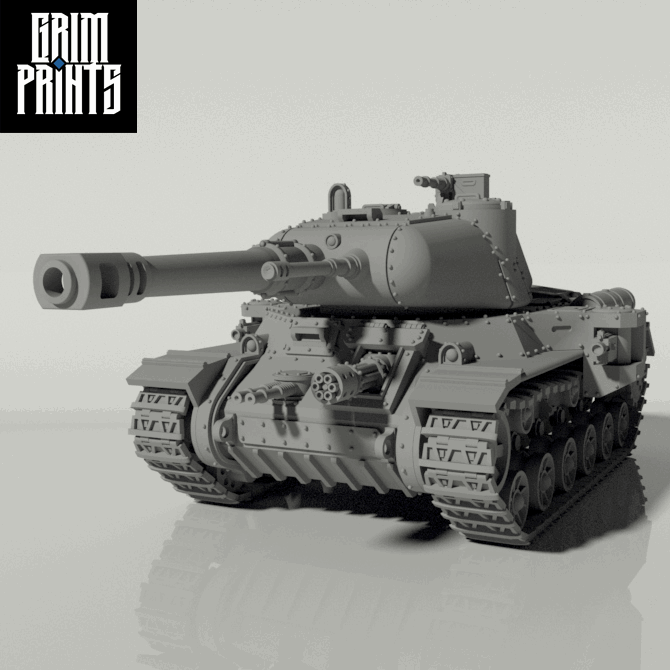 Grim IS-2 Heavy Tank | Proxy for Rogal Dorn and Macharius build