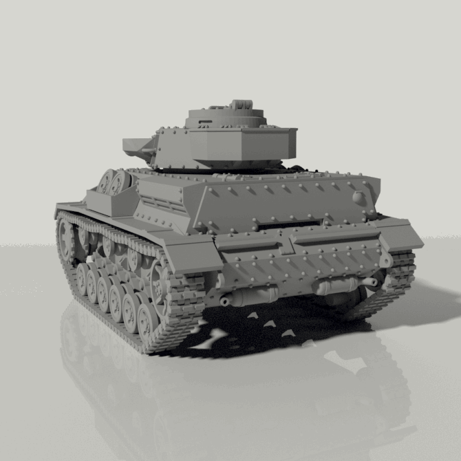 Grim Panzer IV Battle Tank