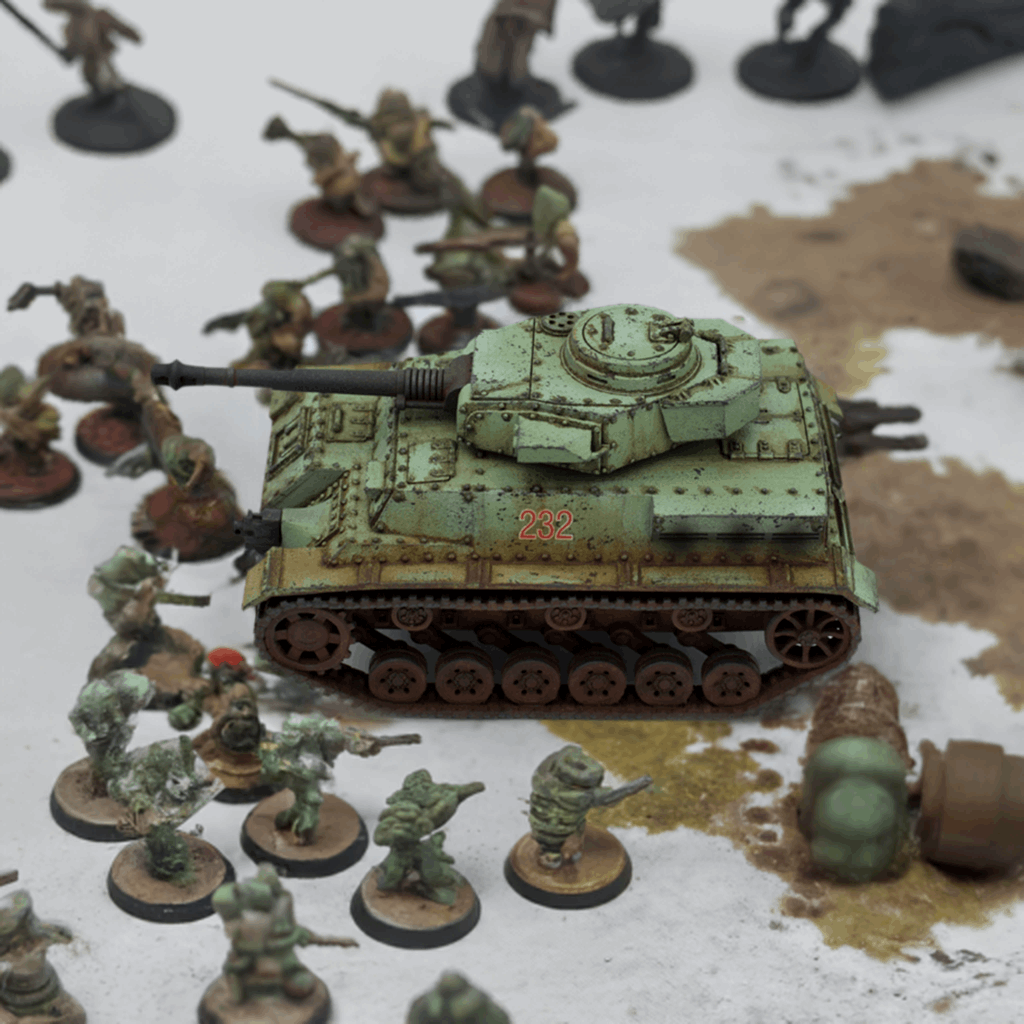 Grim Panzer IV Battle Tank