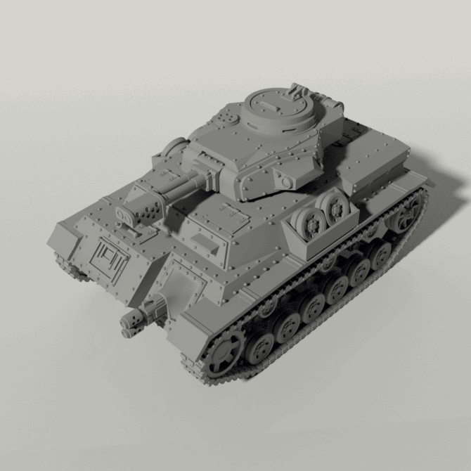 Grim Panzer IV Battle Tank