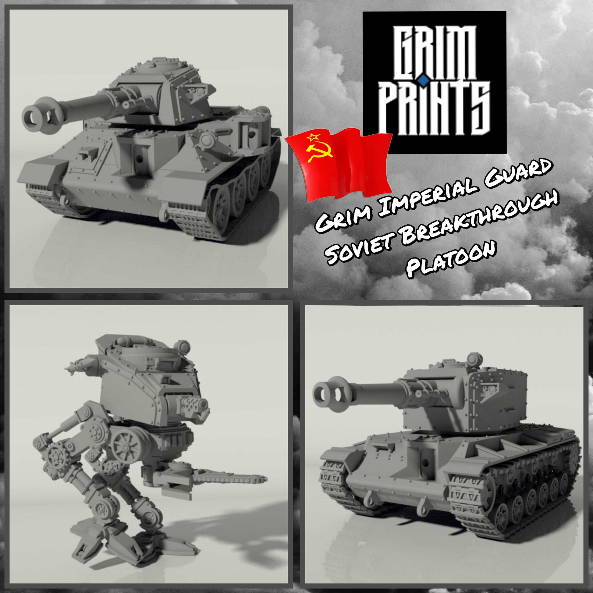 Grim Soviet Breakthrough Platoon Set