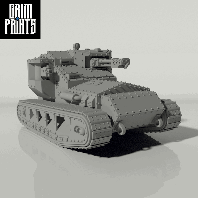 Grim Whippet Flame Tank