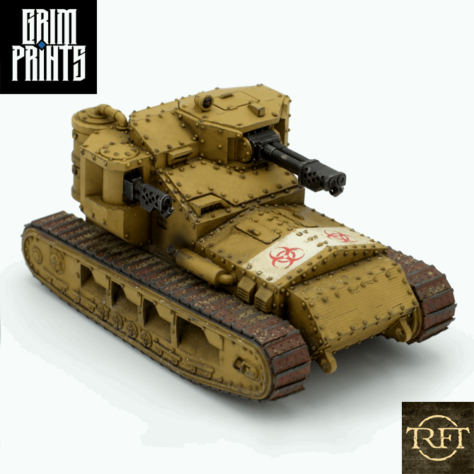 Grim Whippet Flame Tank