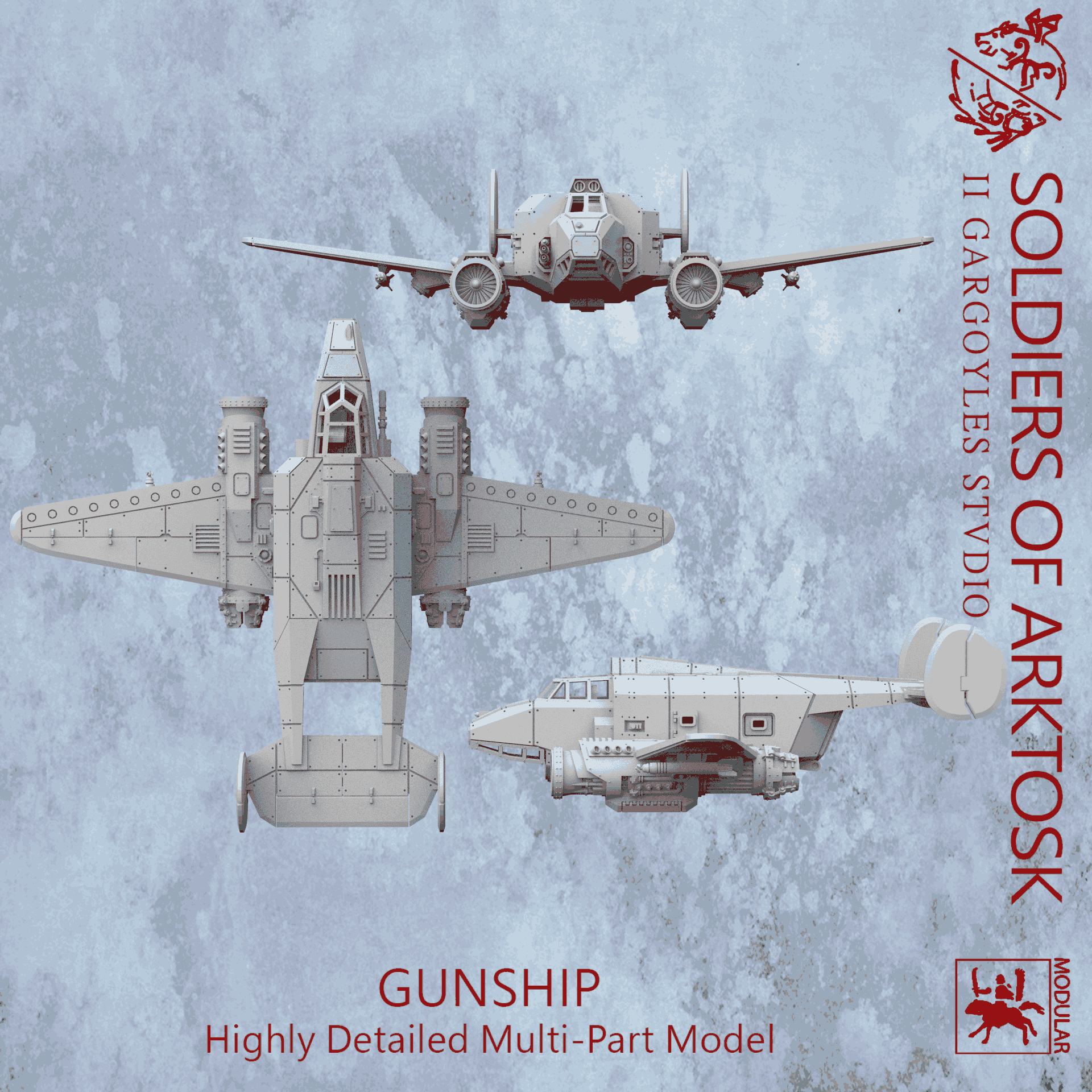 Soldiers of Arktosk Gunship