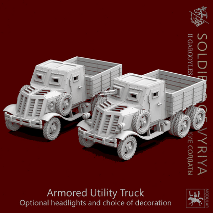 Soldiers of Vyriya Armoured Utility Truck