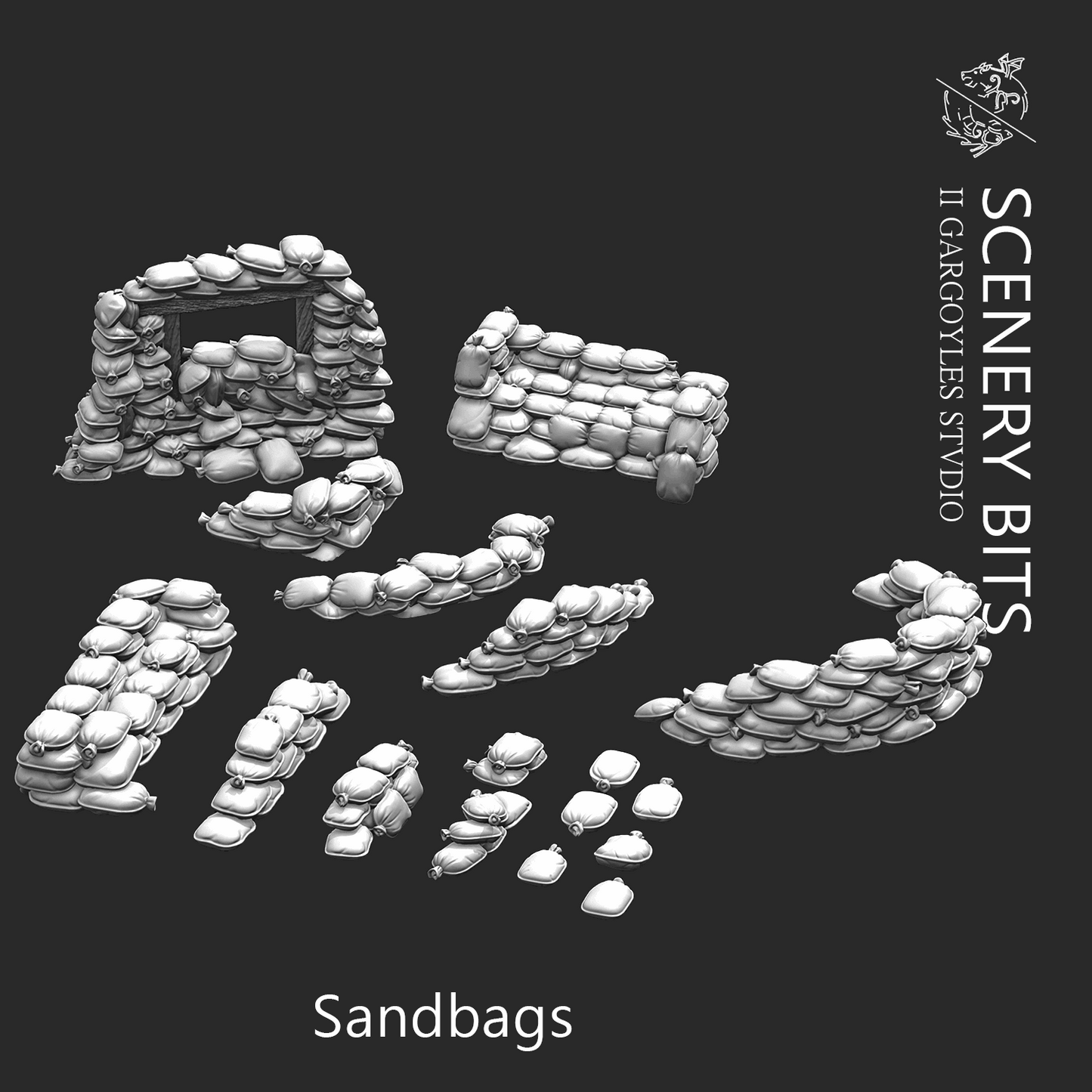 Tabletop Terrain Sandbags