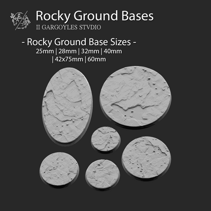 Versatile Wargaming Bases Set | Customizable Sizes & Styles for Miniature Battles