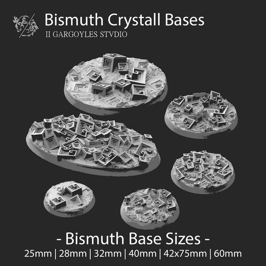 Versatile Wargaming Bases Set | Customizable Sizes & Styles for Miniature Battles