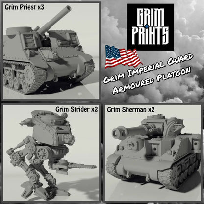 American Grim Armoured Platoon Set