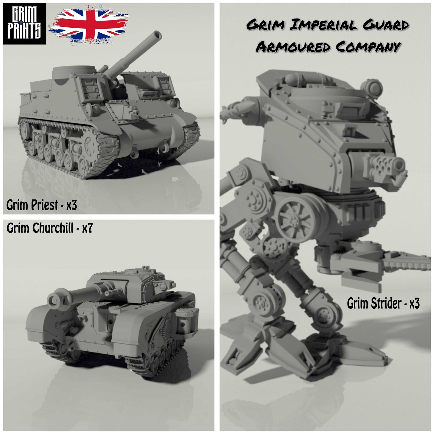 Complete British Grim Armoured Company