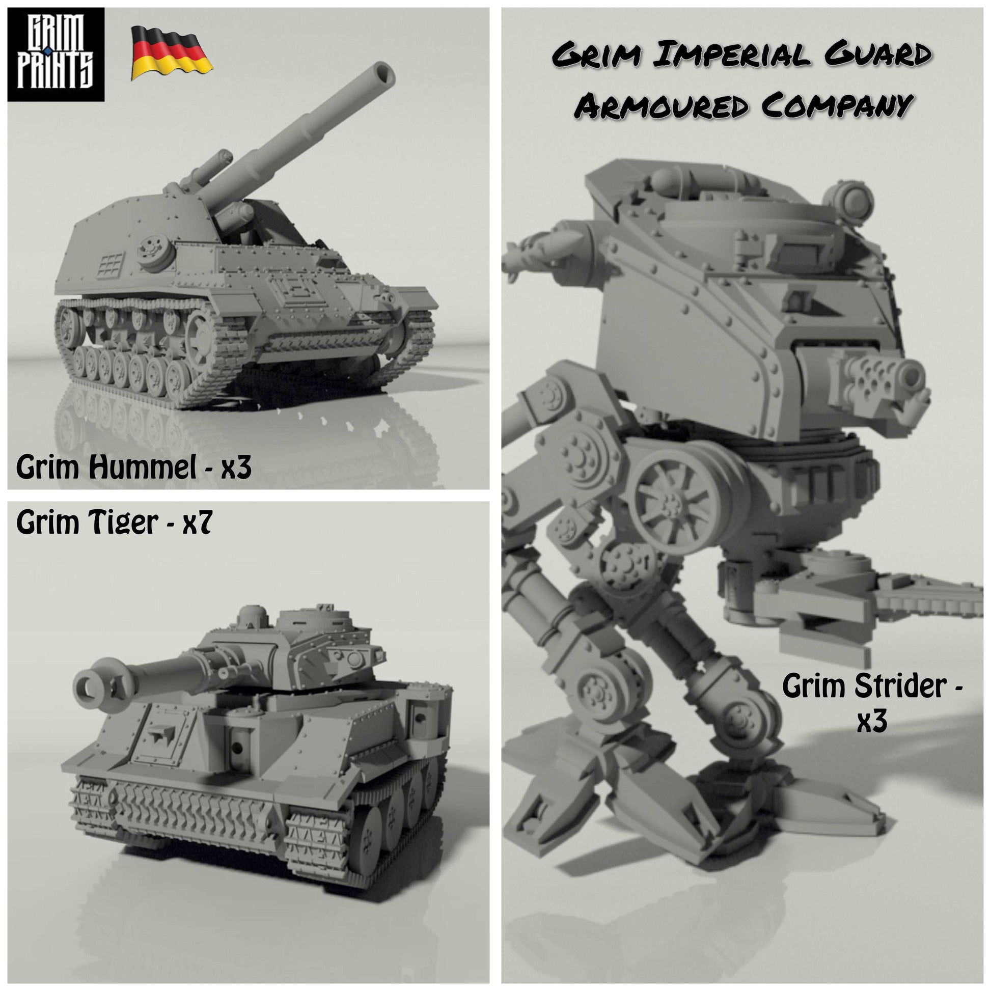 Complete German Grim Armoured Company