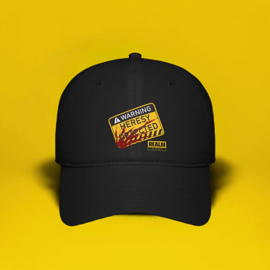 Heresy Detected Realm3DPrints | Low Profile Baseball Cap