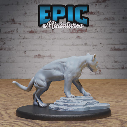 Black Panther #4750-#4752 by Epic Miniatures | 3D Printable D&D Models