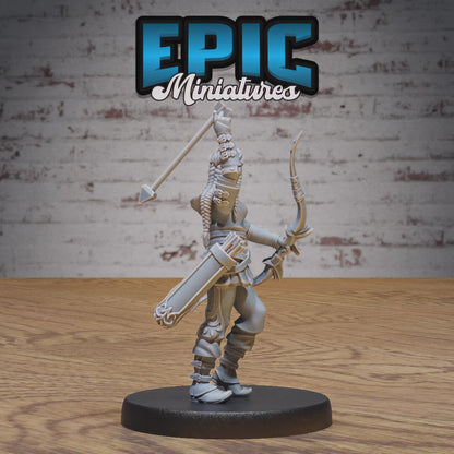 Hunter Girl #4748-4750 by Epic Miniatures | 3D Printable D&D Models