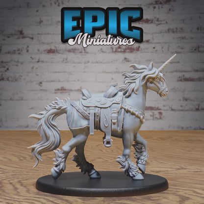 Epic Miniatures - Unicorns | D&D | DnD | Truescale | Print on Demand