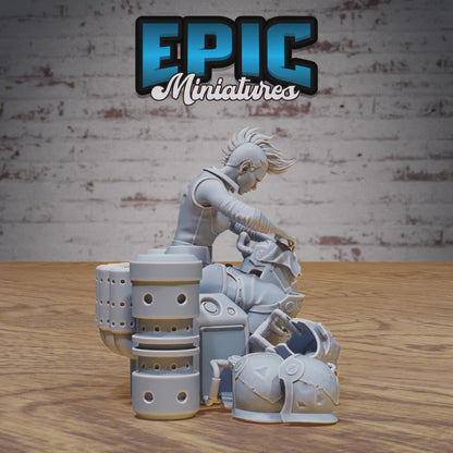 Epic Miniatures Exosuit Artificer - Steampunk D&D Tabletop Miniature