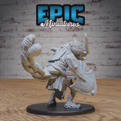 Lobster Folk Warrior #4823-#4825 by Epic Miniatures - Mysterious Ocean | DnD Tabletop Miniatures (28mm Scale)