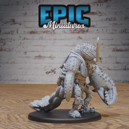 Lobster Folk Warrior #4823-#4825 by Epic Miniatures - Mysterious Ocean | DnD Tabletop Miniatures (28mm Scale)